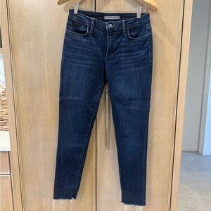 Joe's Jeans Charlie Frayed Ankle Skinny Jeans